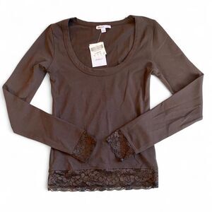 Subdued Women's Brown T-shirt